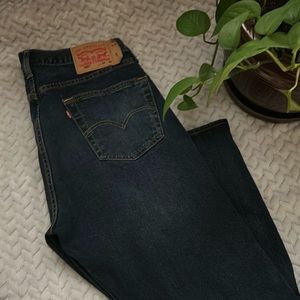 Levi’s 501 dark denim jeans